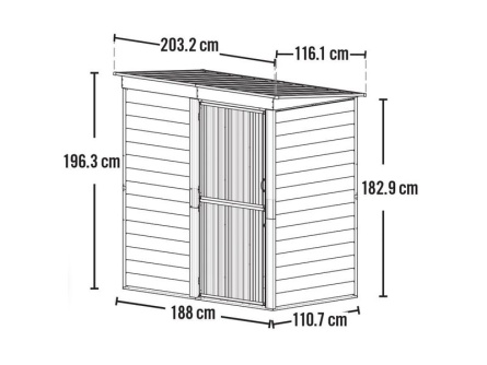 Spacemaker 64 sötétszürke