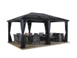 Kerti pavilon Meridien 1216 (antracitszín)
