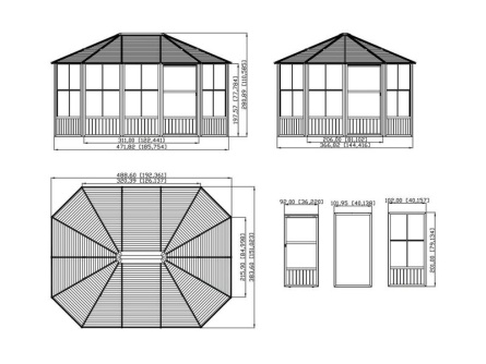 Charleston 1215 (antracitszín)