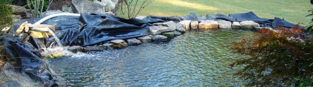 Kerti fólia a tavak védelmére