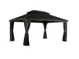 Kerti pavilon Messina 1216 (antracitszín)