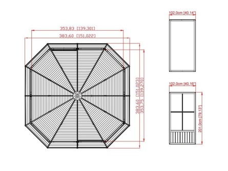 Charleston 1212 (antracitszín)