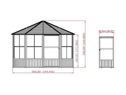 Charleston 1212 (antracitszín)