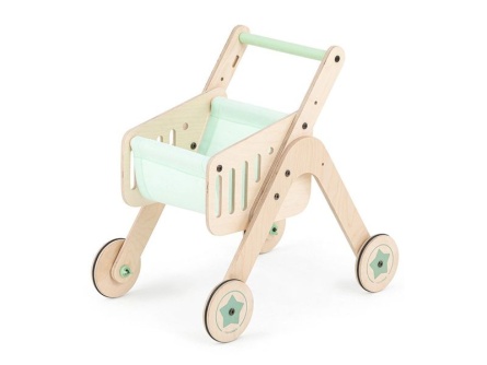 Fa bevásárlókocsi és járóka Trio Shopper