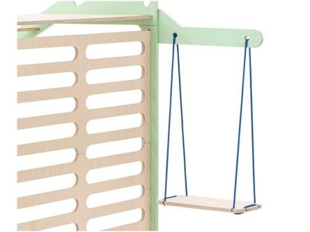 Fa íróasztal és hinta a Sleepy ágyhoz