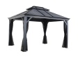 Kerti pavilon Mykonos 1216 (antracitszín)