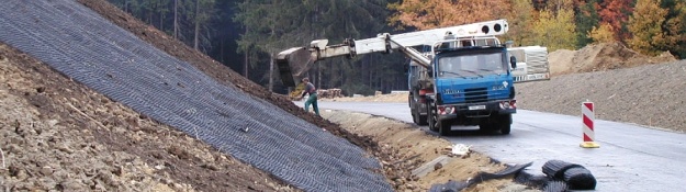 geoszőnyegek a lejtők védelmére