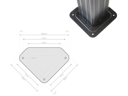 Mykonos 1012 (antracitszín)