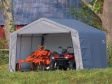 Ponyvagarázs ShelterLogic 3,7 × 3,7 m