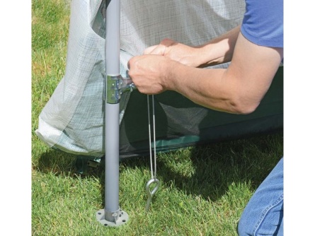 ShelterLogic 1,8 × 2,4 m fehér-zöld