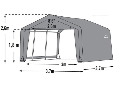 ShelterLogic 3,7 × 3,7 m