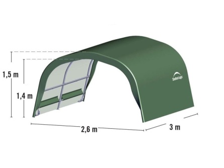 ShelterLogic Run-In-Shed 2,6 × 3 m