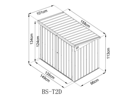 Westmann (mélység 101 × szélesség 158 × magasság 134 cm)